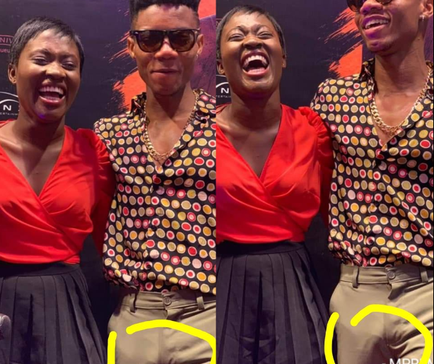 My dick wasn’t up, I just had tight pants” Kidi explains viral picture with Fella Makafui at his sugar movie launch.