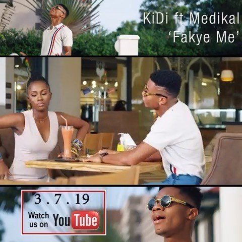  Kidi releases "FAKYE ME" visuals featuring Medikal.