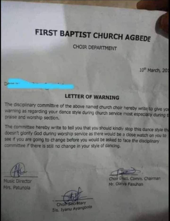 Pastor Sends Warning Letter To Members For Dancing “Azonto And Shaku Shaku” In Church 1 4FA5520A 9D8E 4CD3 BD2C 69339AC2F1AA