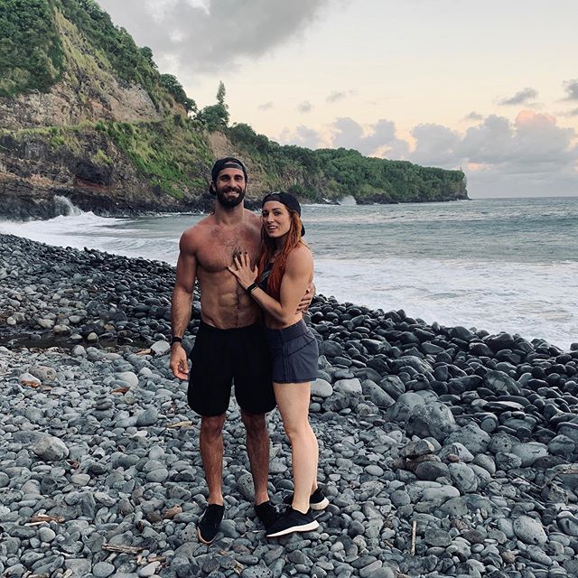Seth Rollins and his boo Becky Lynch 