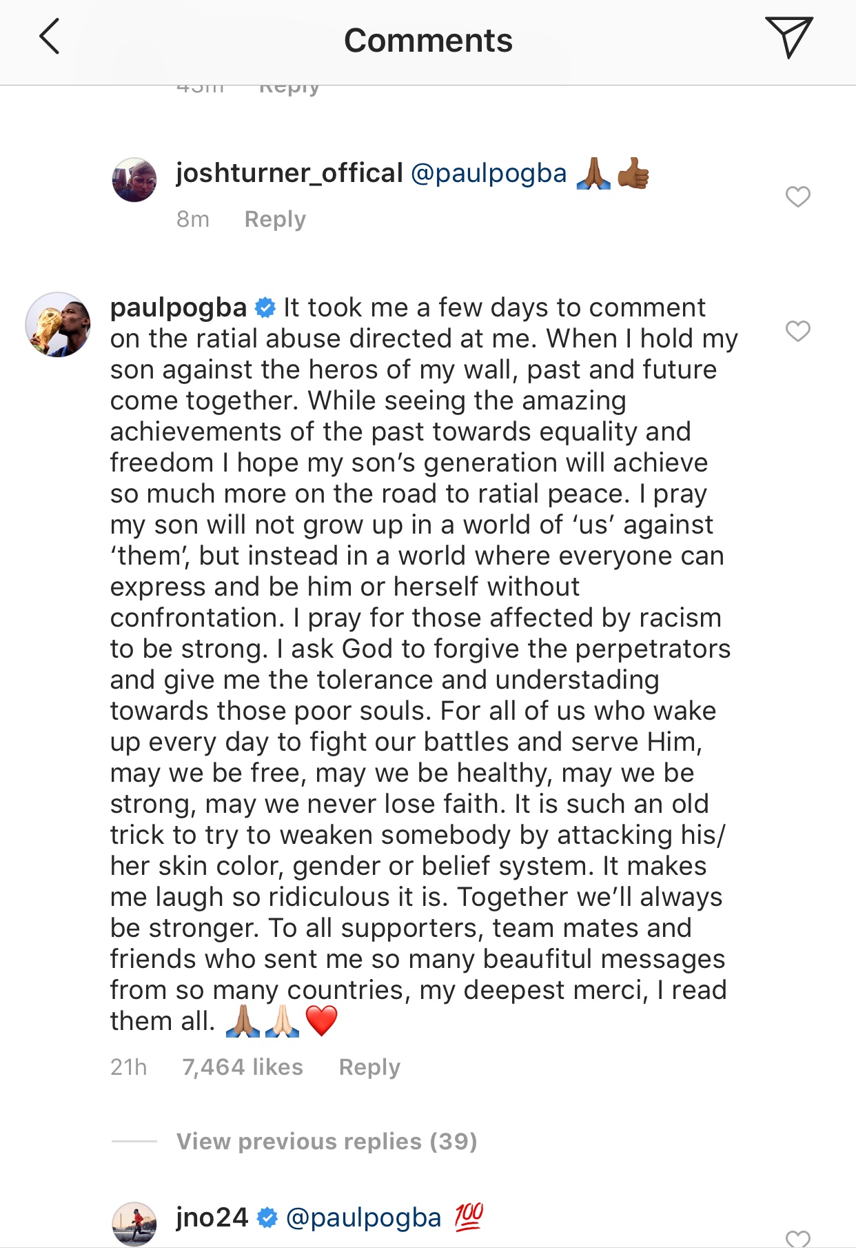 My Ancestors Suffered For My Generation; Racist Insults Are Ignorance And Motivate Me-Paul Pogba 2 A20416BC 0B93 4DC7 9479 605A476013BF