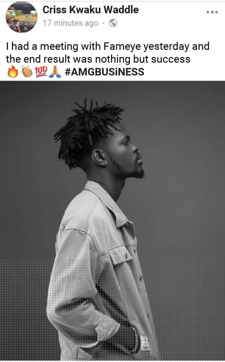 Criss Waddle Signs Fameye Unto His AMG Business Record Label 2 A4799E41 C7FB 4E0B 9759 0C4CC3840417