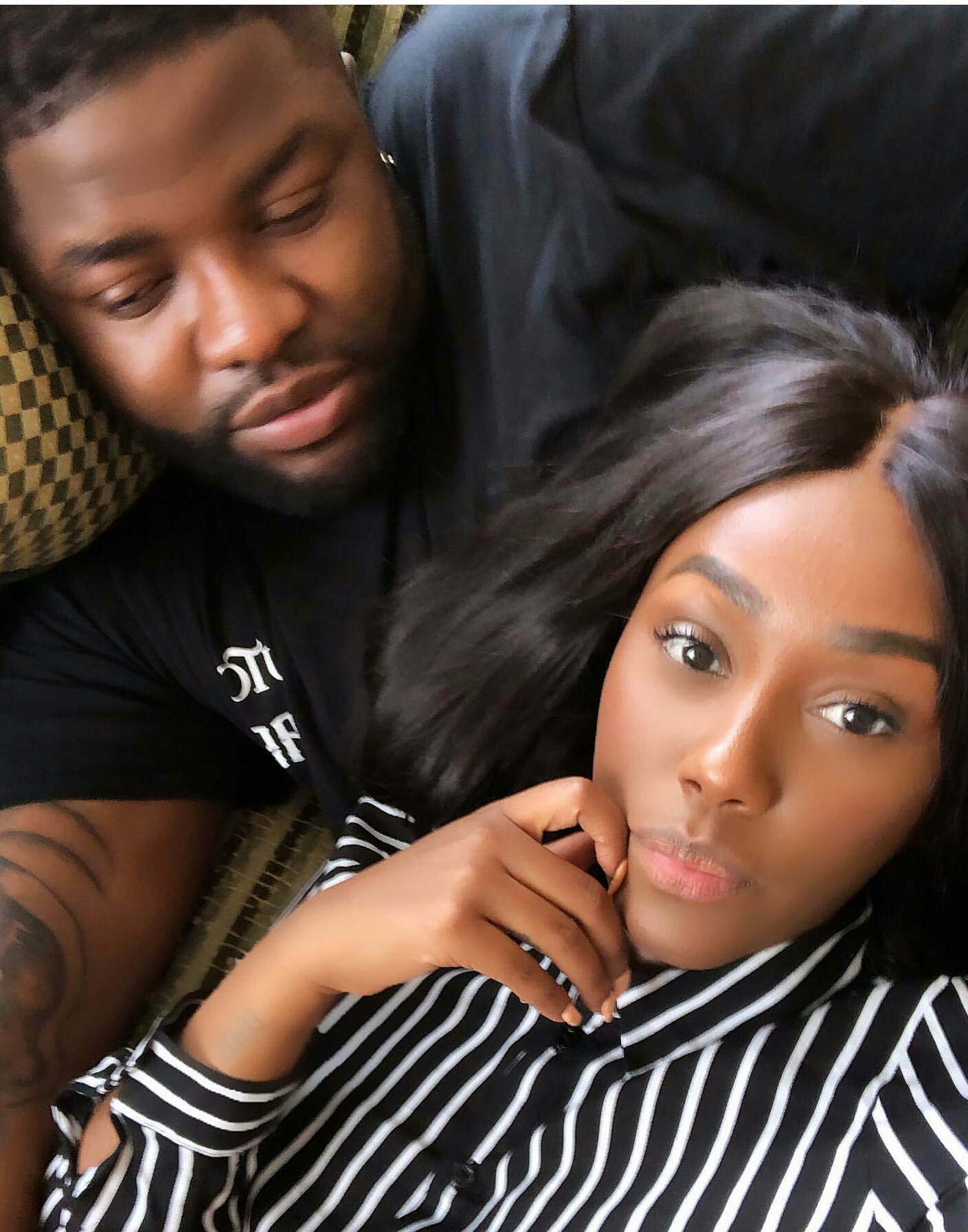 Skales' girlfriend  drops pictures to show how happy they are