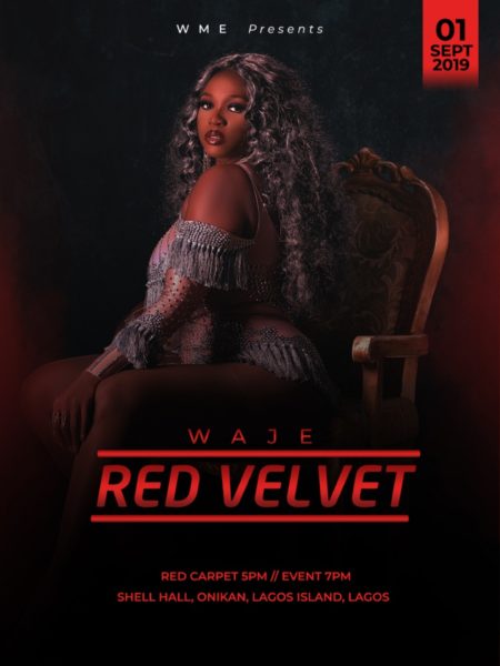 Versatile singer Waje announces first ever concert 2 WhatsApp Image 2019 08 02 at 1.11.19 PM