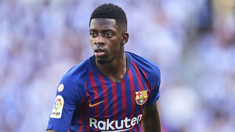 Dembele ruled out for five weeks due to a hamstring injury