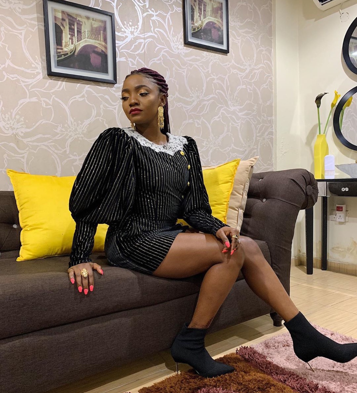Simi Shows Off Her Swag In Ripped Bum Dress 1 6DFA0AD6 096E 42A1 9827 25919C95DE42