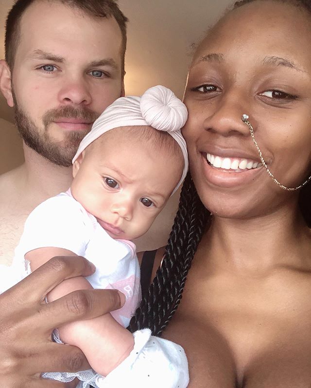 Korra Obidi family selfie