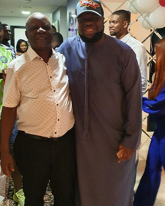Laura Ikeji shares exclusive photo of her dad and Hushpuppi 