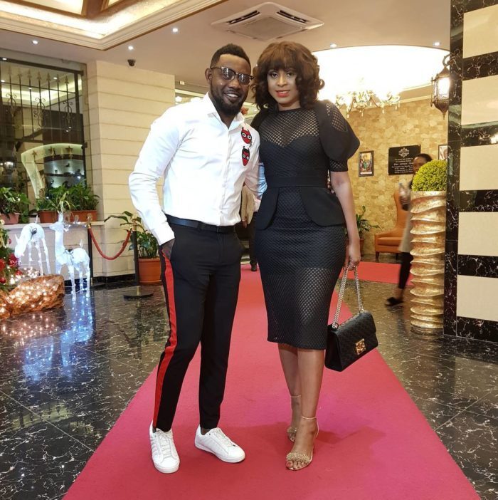 Comedian AY and wife appear in cheerful photo as they show love Toyin Abraham's baby 