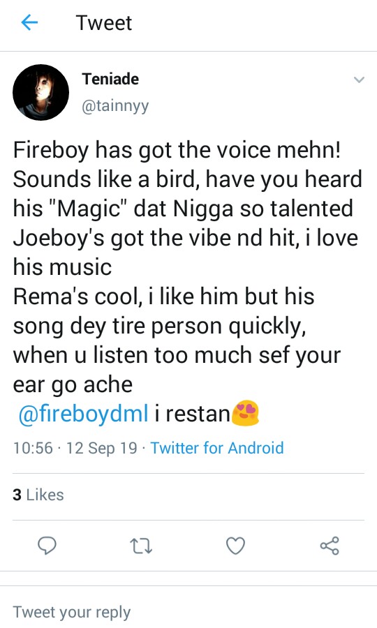 FireboyDML vs Rema reaction 4