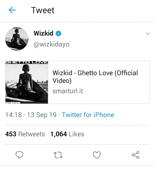 Wizkid Ghetto Love video premiere