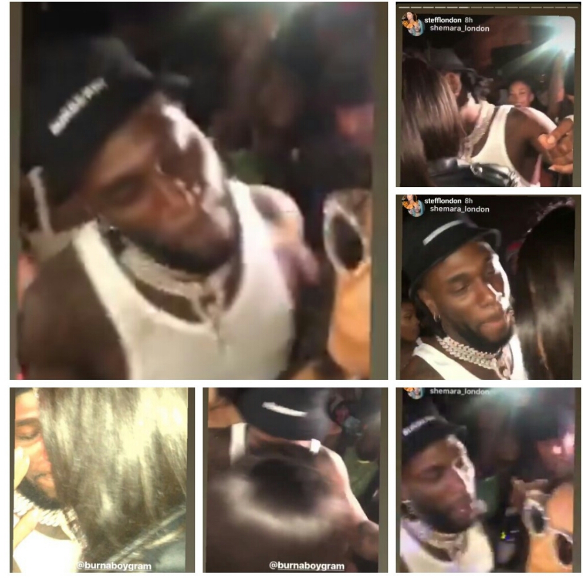 Burna Boy and Stefflon Don debunk break up rumours - Couple seen dancing and kissing each other in a club 