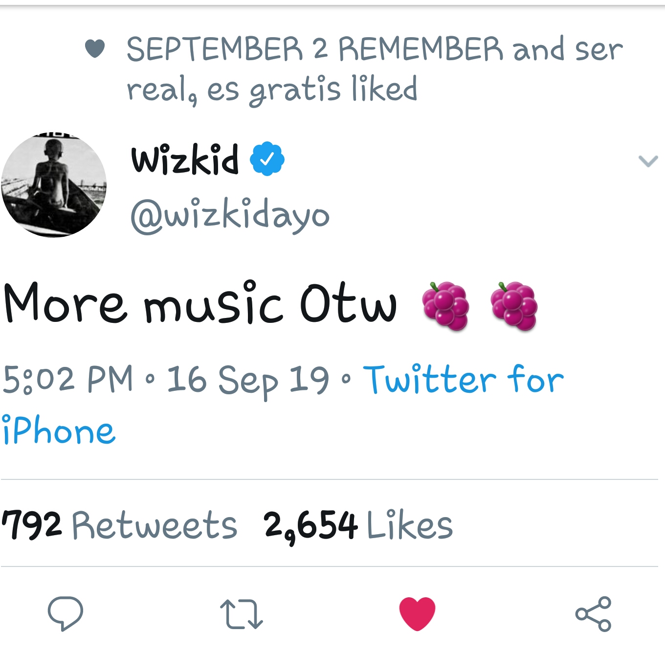 Wizkid promises to release more bangers