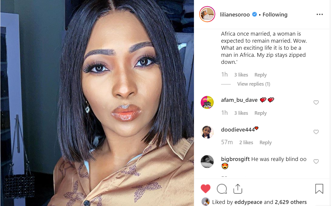She was a rainbow,but he was color blind - Actress Lilian Esoro Shades Ex Ubi Franklin 2 lilian