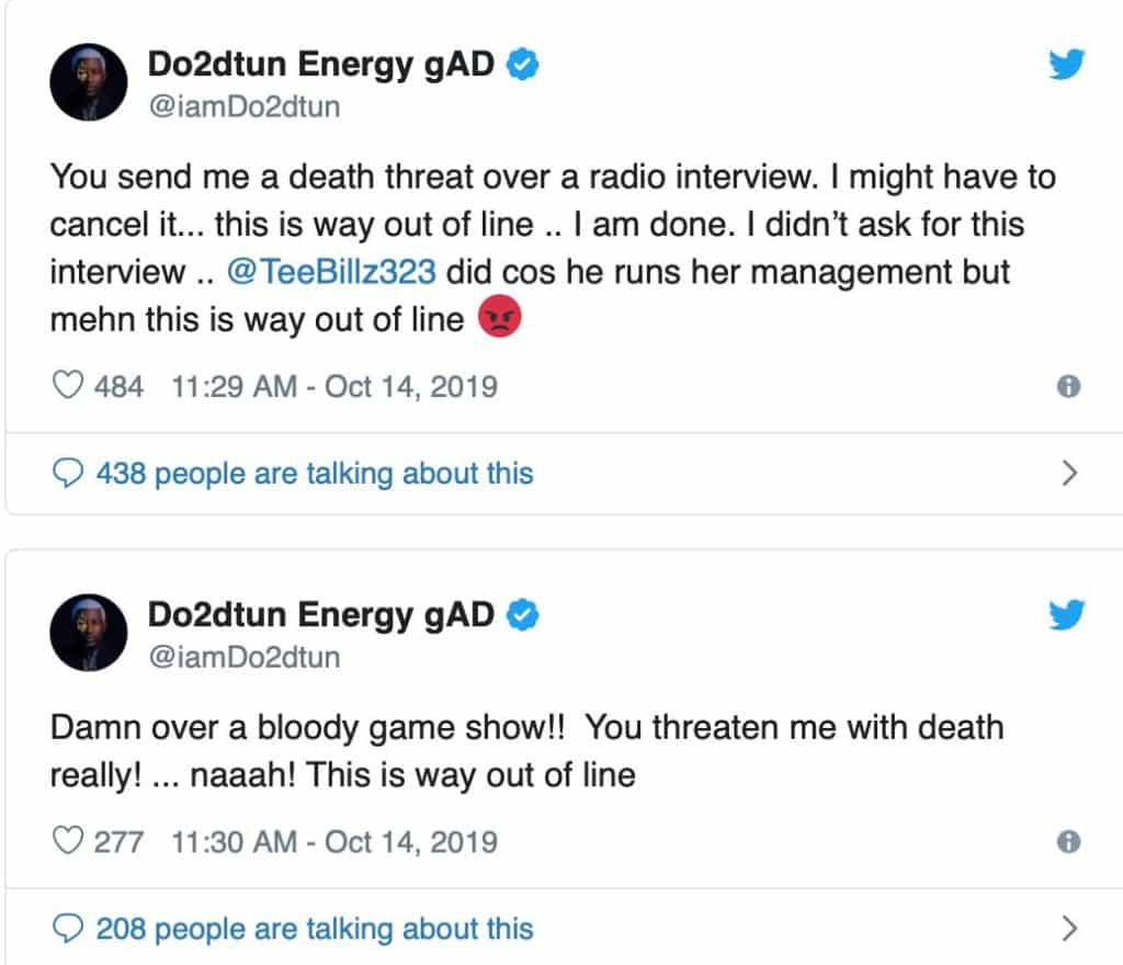 OAP Dotun Says He Received Death Threats For Accepting to Interview Tacha 2 426E3C82 1838 43E9 B59B EE0FA42F8A22