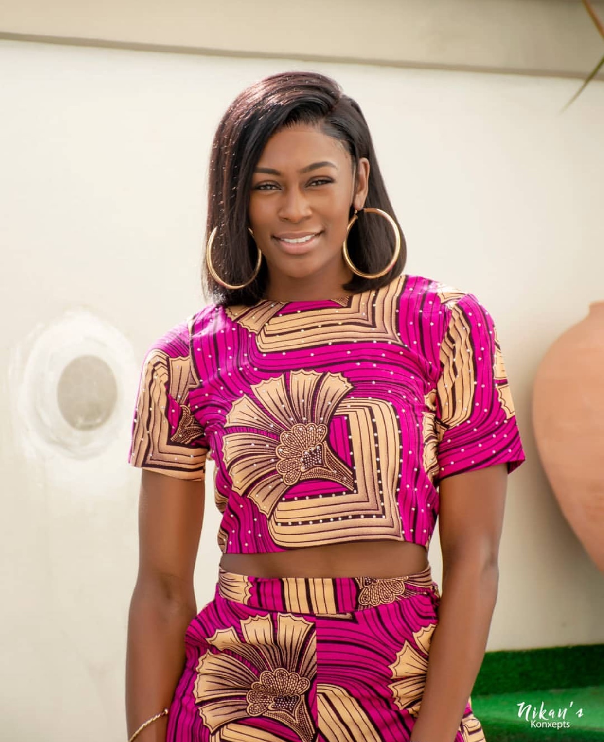 #BBNAIJA: Mikes Wife, Perry Shakes-Drayton Shares Swags Up In Hot African Prints 1 58F00403 E51C 49DA 960F F4A38EAF4D45
