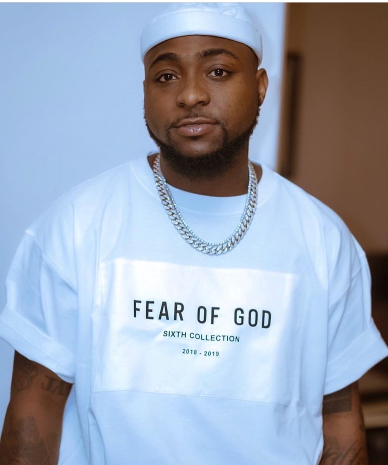 Moment Bouncer stopped Davido from running away
