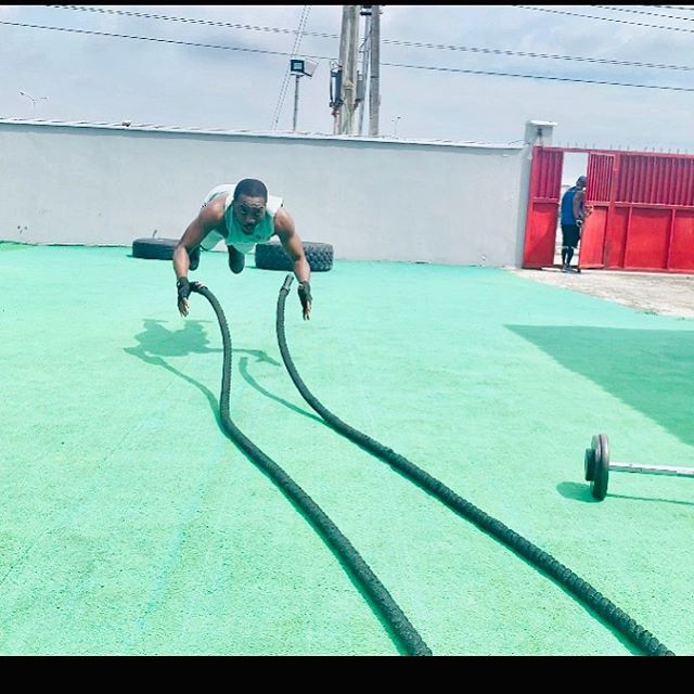 Bovi catching some fun at the gym 