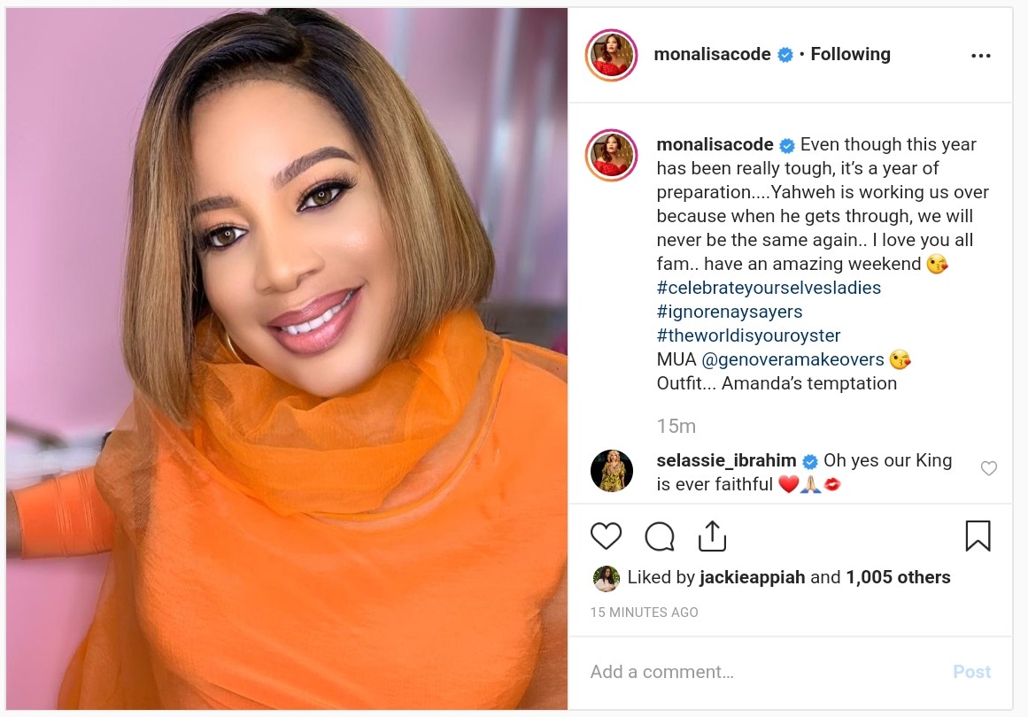 This Year Has Been Really Tough But It’s A Year Of Preparation – Nigerian Actress Monalisa Chinda 2 7DC000C9 A1D7 465A B8AA D9364BB3A672
