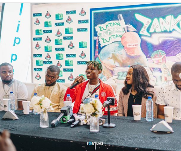 ZLATAN IBILE HONOR THE PRESS AHEAD OF HIS ALBUM LUNCH 2 Screenshot 2019 10 31 Instagram