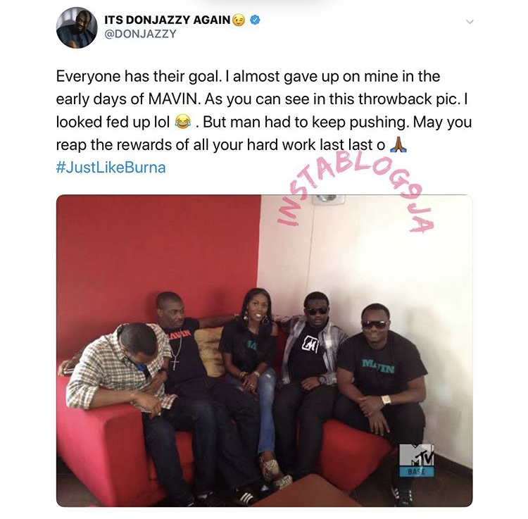 I almost gave up my dream- Don jazzy share a throwback picture with fans 2 441553CB 9895 4780 A6A5 B03466A772C2