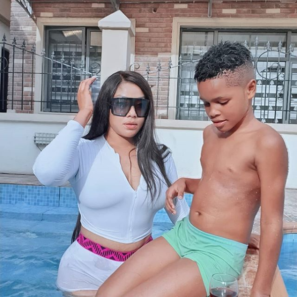 Angela Okorie shows off her curves in makeup free bikini with son 2 Screenshot 2019 11 01 Angela Okorie realangelaokorie • Instagram photos and videos1