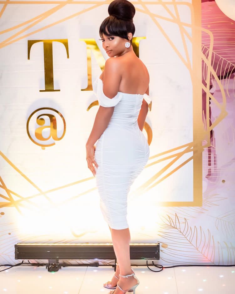OAP, Toke Makinwa Stuns Fans With Lovely Official Photos From Her Birthday Dinner Party