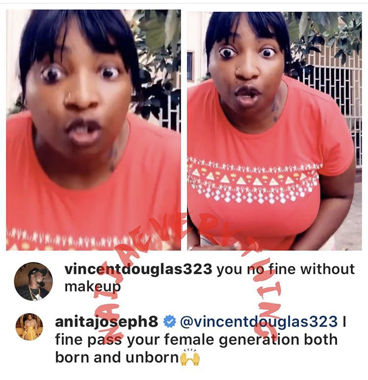 Nollywood actress Anita Joseph blast a man with his harmless opinion (screenshot) 2 0E3898BF B60A 412A AA68 B48A143BE639