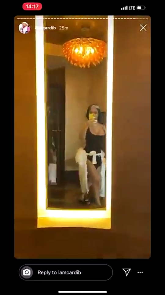 Rapper Cardi B arrives Ghana, shows-off her hotel room 1 Cardi B is in Ghana already