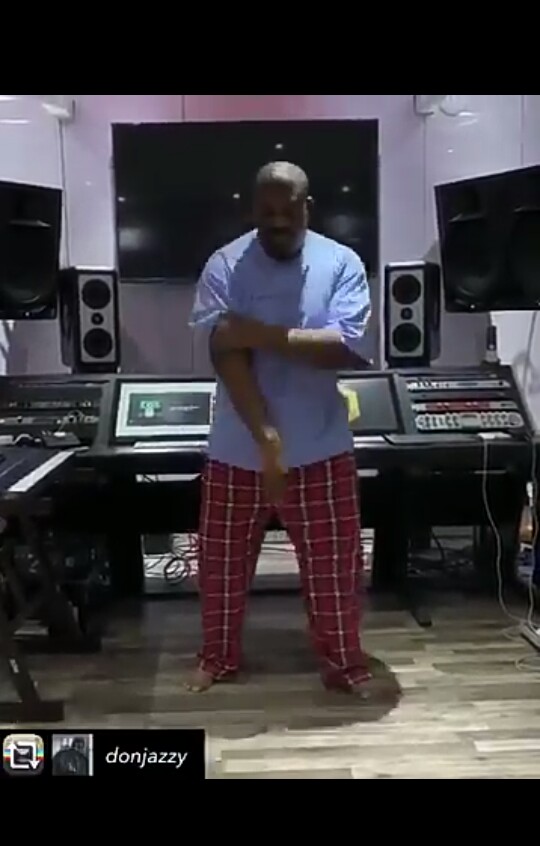 Naira Marley shares clip of Don Jazzy with Tesumole dance