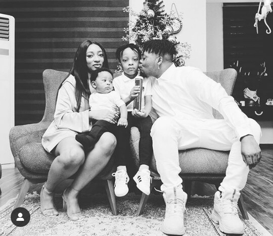 Olamide shows-off his family to celebrate Christmas 