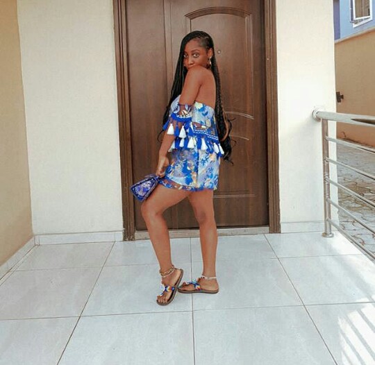 Kemi Smallzz shows-off her sassy anklets 