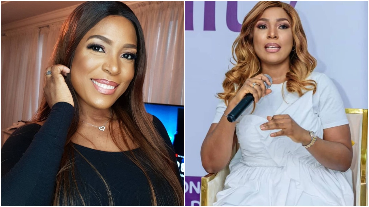 Linda Ikeji question fans on how to reduce her belly fat 