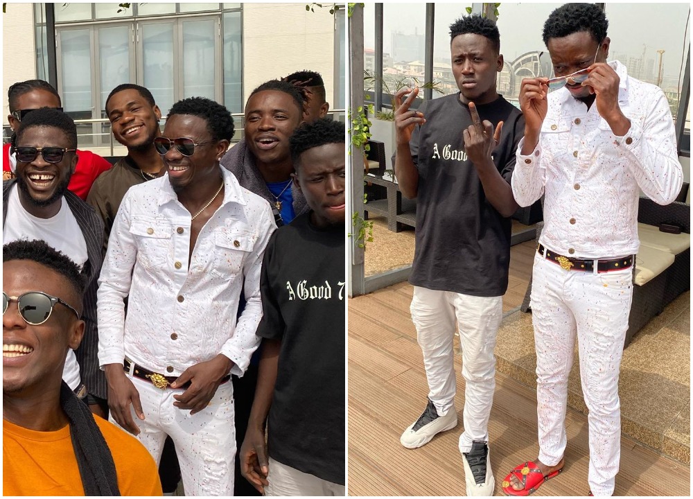 Micheal shares throwback pictures with Father DMW