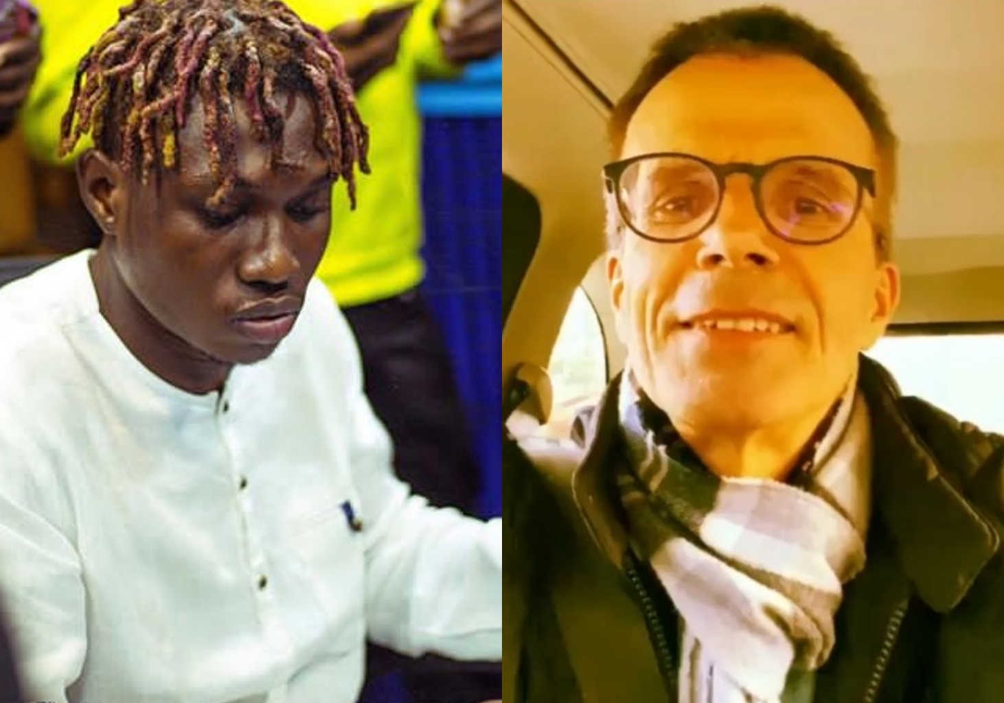 Zlatan Ibile excited as oyinbo man sing his hit single 'Unripe Paw Paw' (Video)