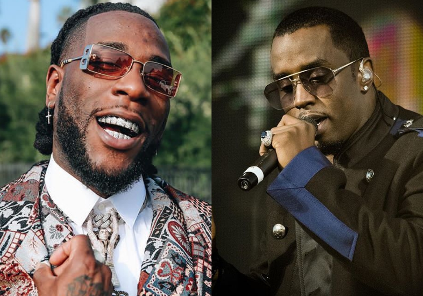 "You're one of the best have ever seen – Diddy celebrates Burna Boy's greatness on IG live chat (Video)