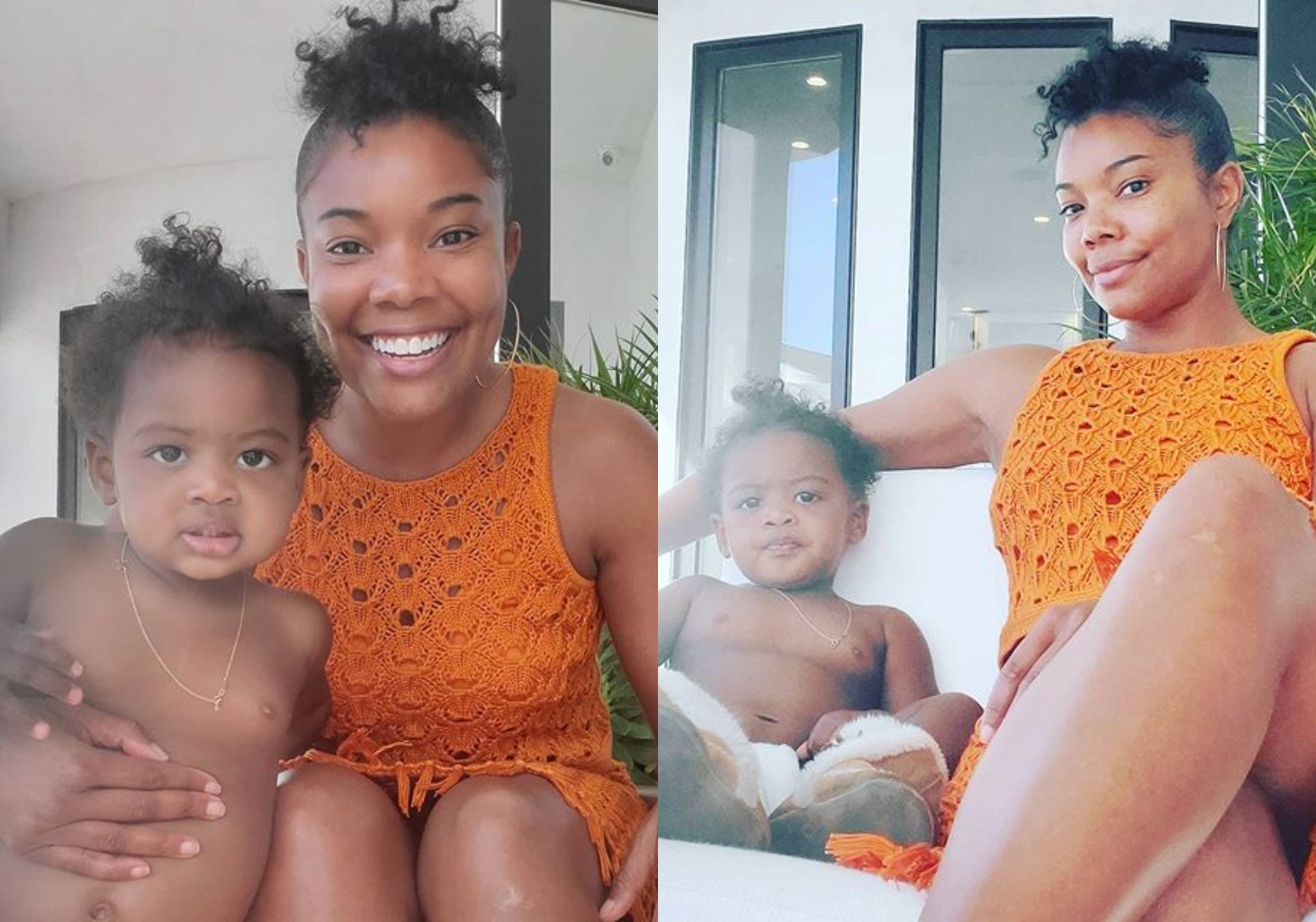 Actress Gabrielle Union and daughter all loved up in new photos