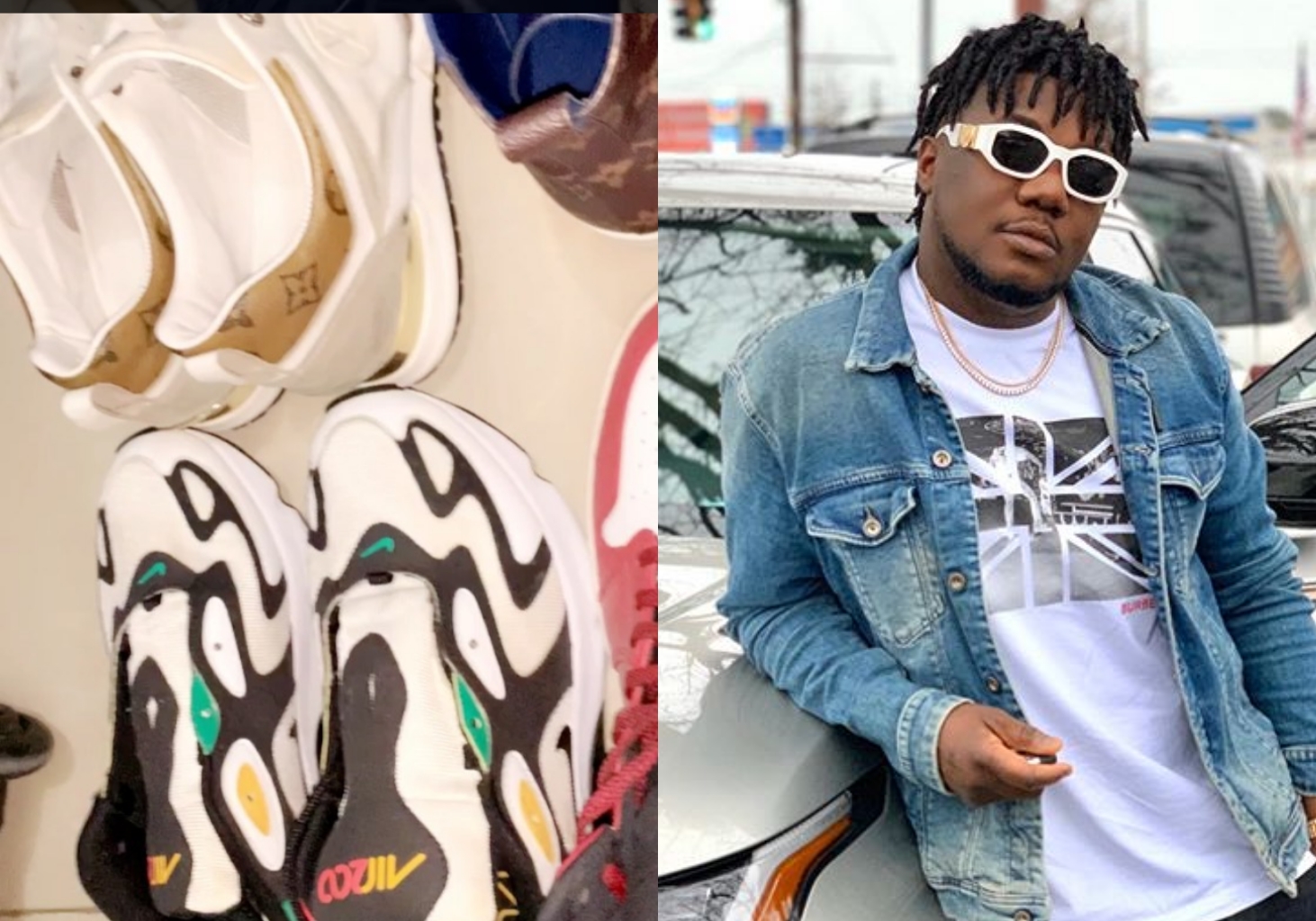Singer CDQ flaunt his shoe collections ahead of his birthday photoshoots (Video)