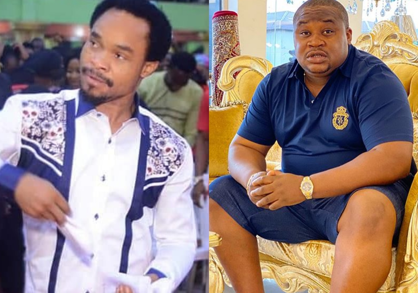 "You're my brother" – Cubana Chief Priest endorses Pastor Odumeje Dlion alias Indaboski (Video)