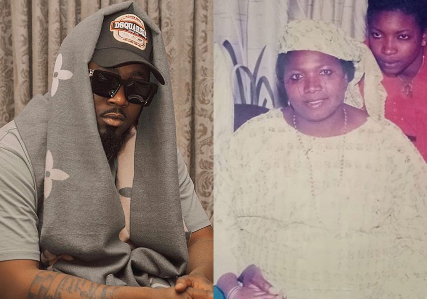 "I wish I could have one more dance with you" – Ice Prince celebrates late mum (Photo) 