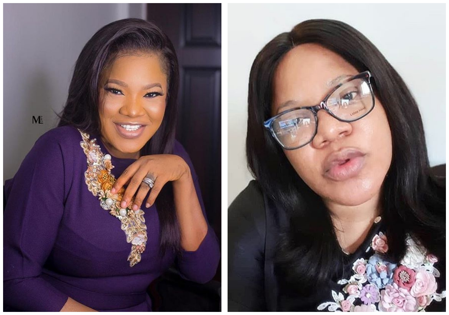 See Toyin Abraham's epic throwback picture that show she has suffered