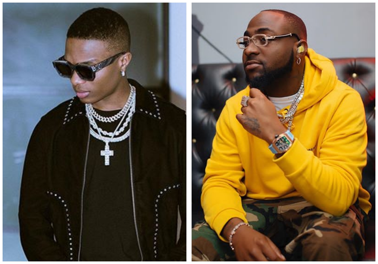 "We are expecting a collaboration" – Naira Marley, Asa Asika, others reacts as Davido idolise Wizkid (Photo)