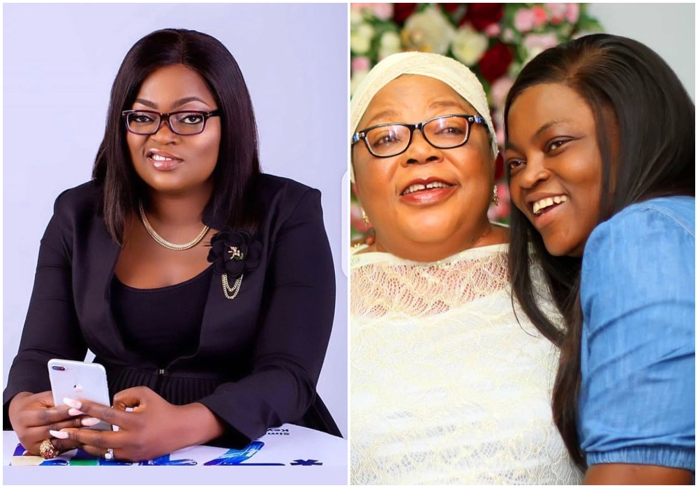 Actress Funke Akindele shares adorable picture to celebrate mother's birthday (Photo)