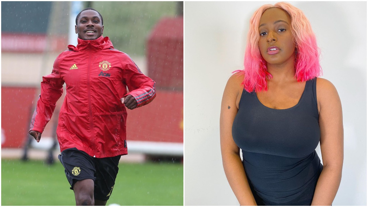Ighalo gifts DJ Cuppy a signed Man United jersey days after she dumped Arsenal 
