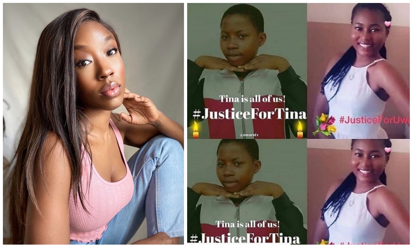 "I feel completely drained" – Beverly Naya calls for Justice against Tina and Uwa's death (Photos)