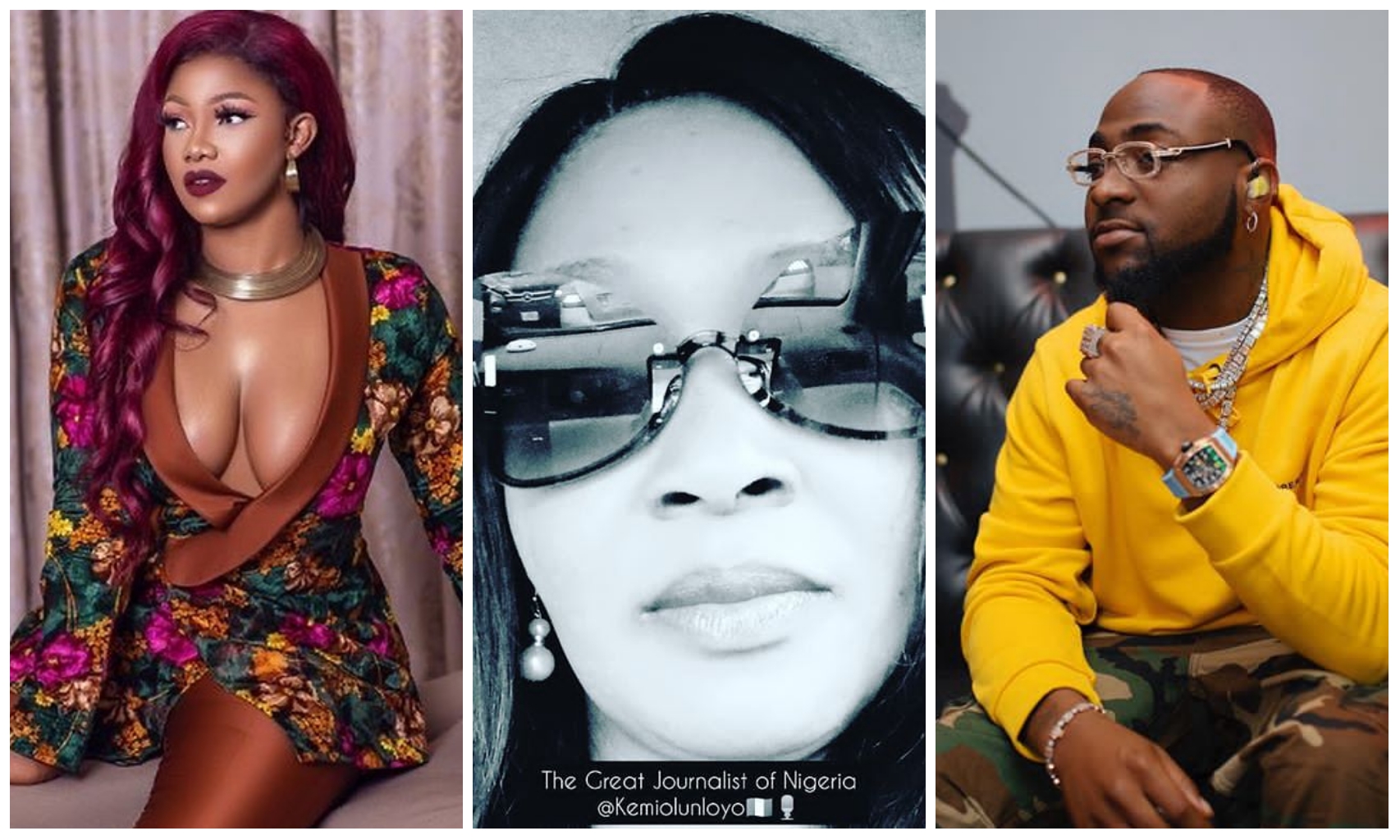 “If I say something about Davido or Tacha, it’s not dragging, it’s called news” – Kemi Olunloyo (Video)