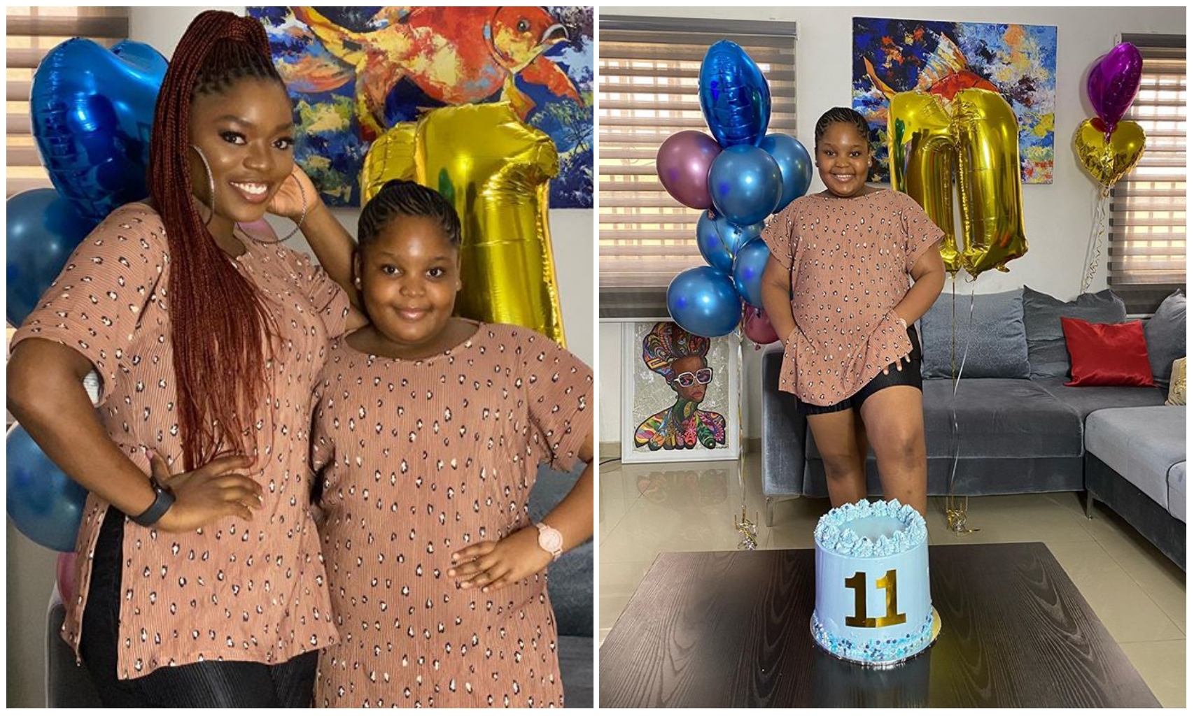 Actress Bisola pens heartfelt message to celebrate daughter's 11th birthday (Photos)