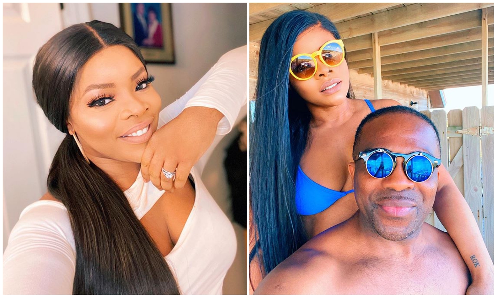 'When one loves, one doesn’t calculate' – Laura Ikeji says as she enjoys timeout with husband Ogbonna Kanu (Photos)