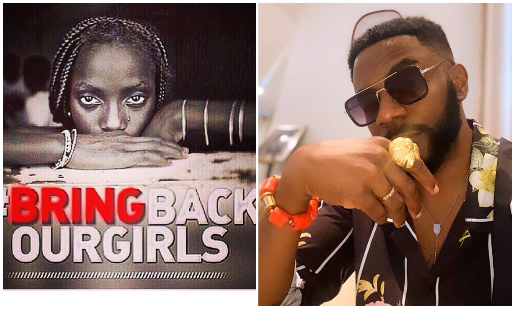 Ebuka reminisce on #BringBackOurGirls campaign he joined in 2014 (Photo)