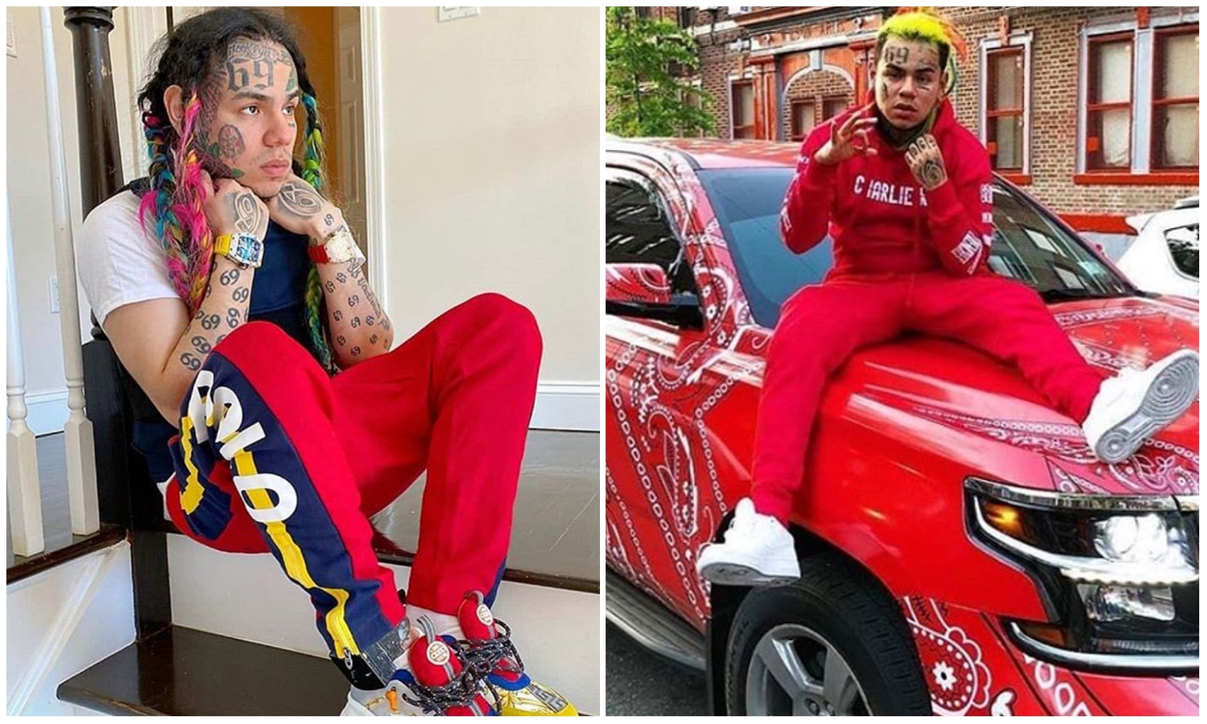 6ix9ine attacks other rappers calls them “little dog” says he’s the “Big Dog” (Video)